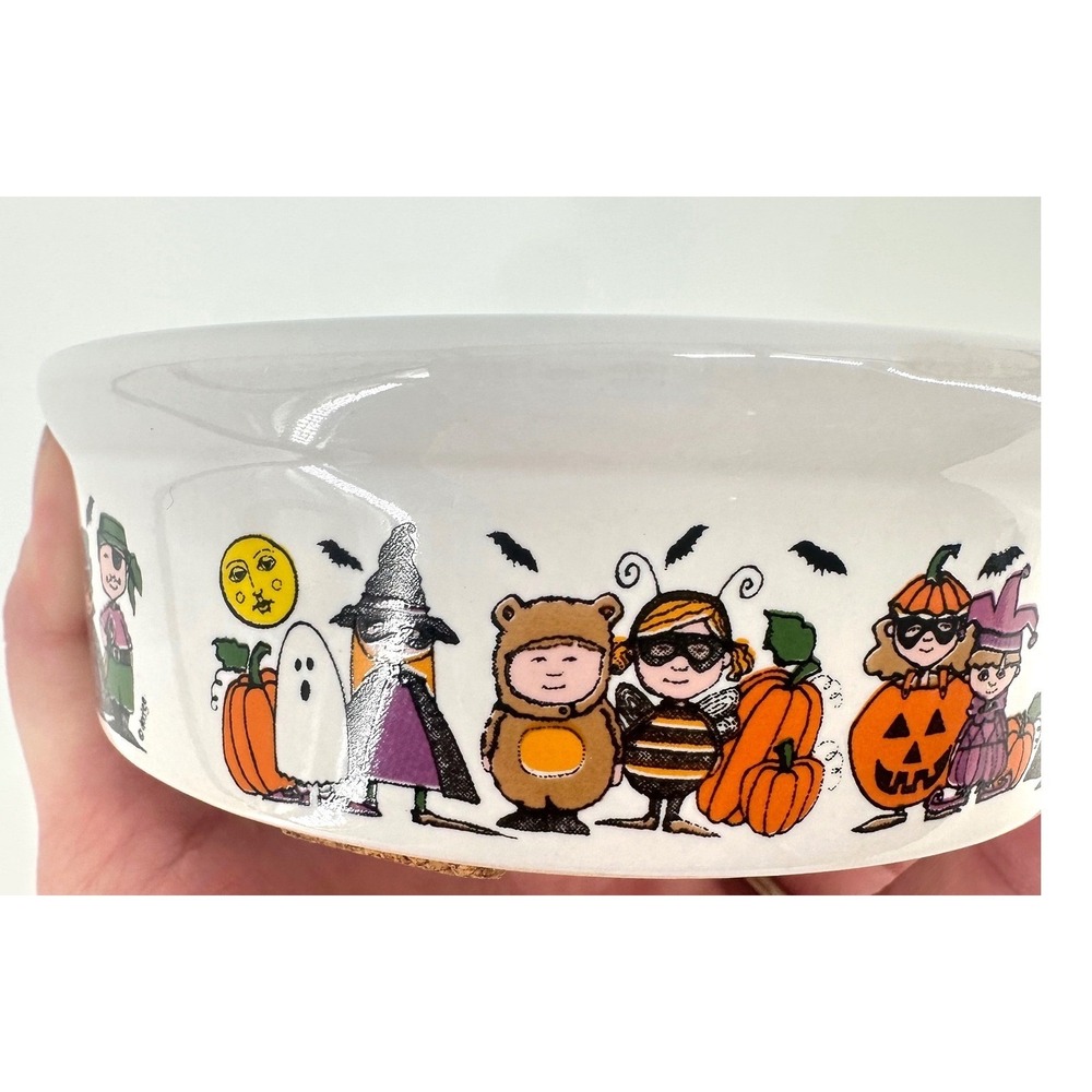 Ursula Dodge Goblins Halloween Small Pet Bowl Trick or Treat